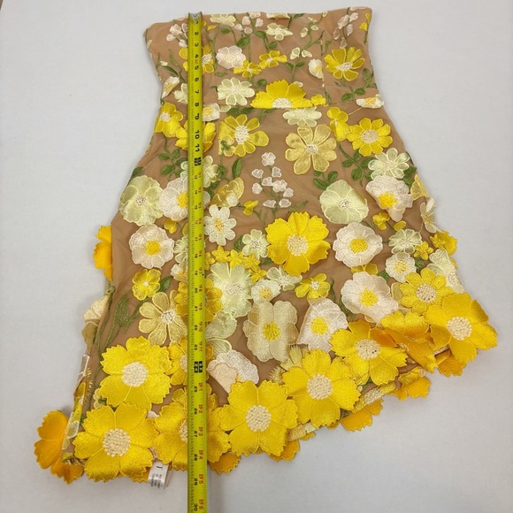 ELLIATT New Age Dress in Yellow Multi Size M - Picture 11 of 11